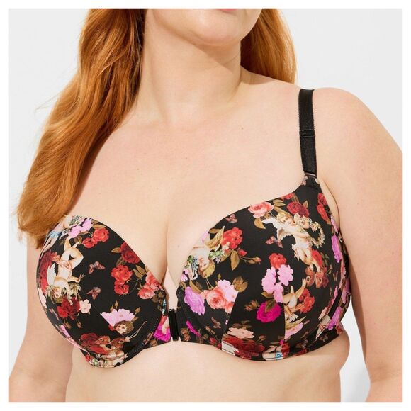 Torrid Perfect T-Shirt Push-Up Front-Close Bra - Picture 1 of 6